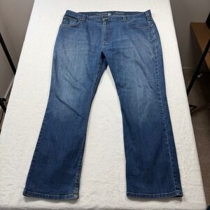 Carhartt Rugged Flex Relaxed Fit Jeans Mens 42x30 Blue Good Straight Leg Stretch